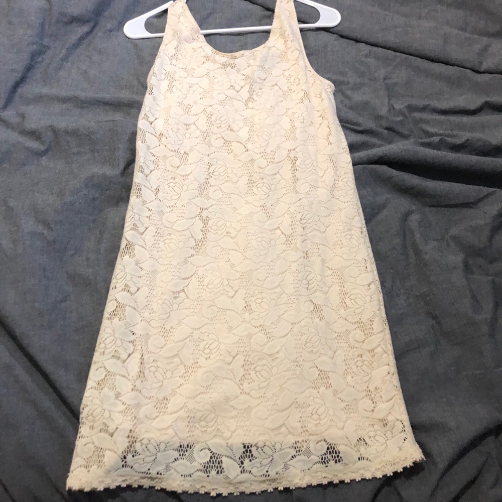 Ivory lace dress